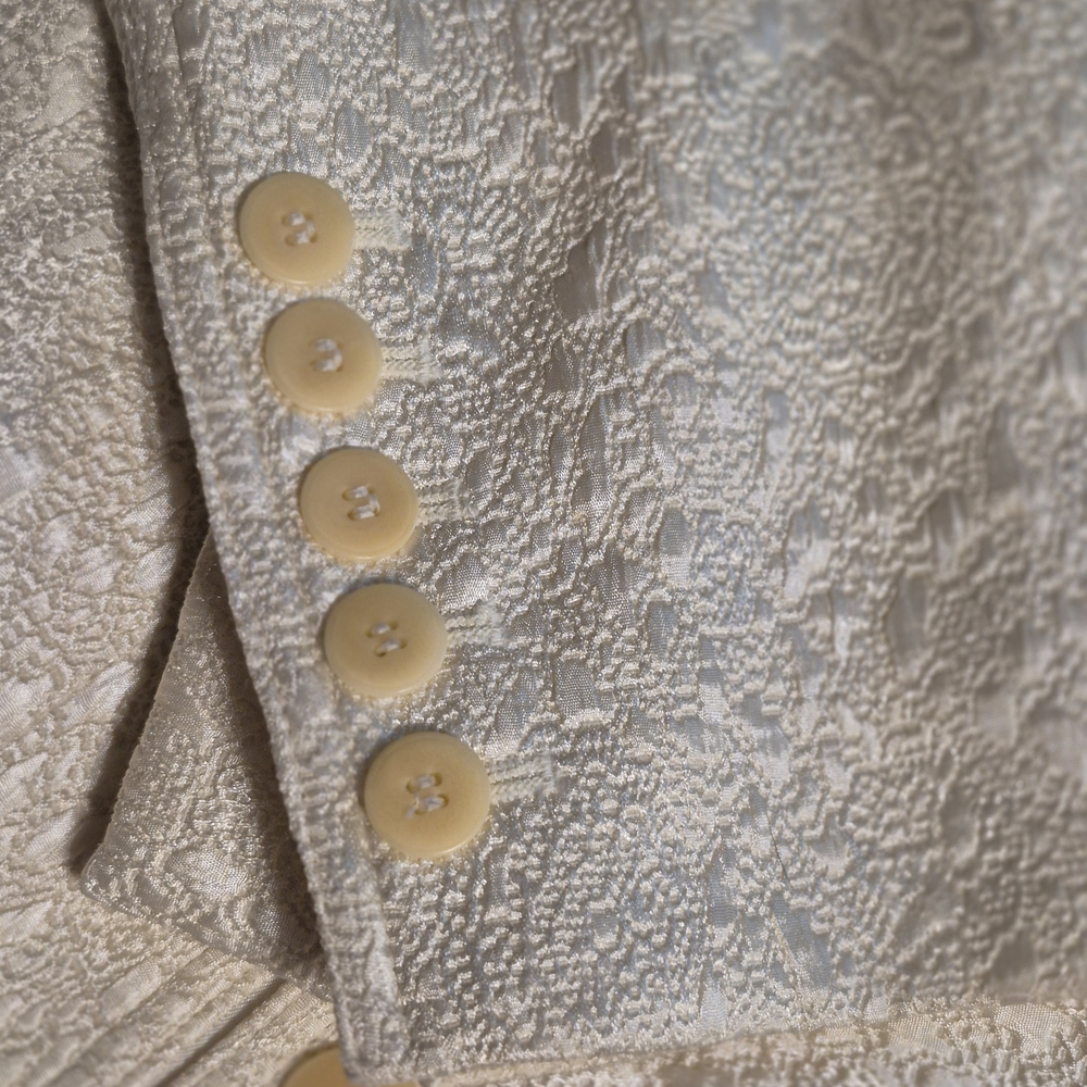 Anne Klein Women's Cream Textured Blazer Size 16 - Picture 2 of 11